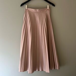 Zara Pleated Midi Skirt